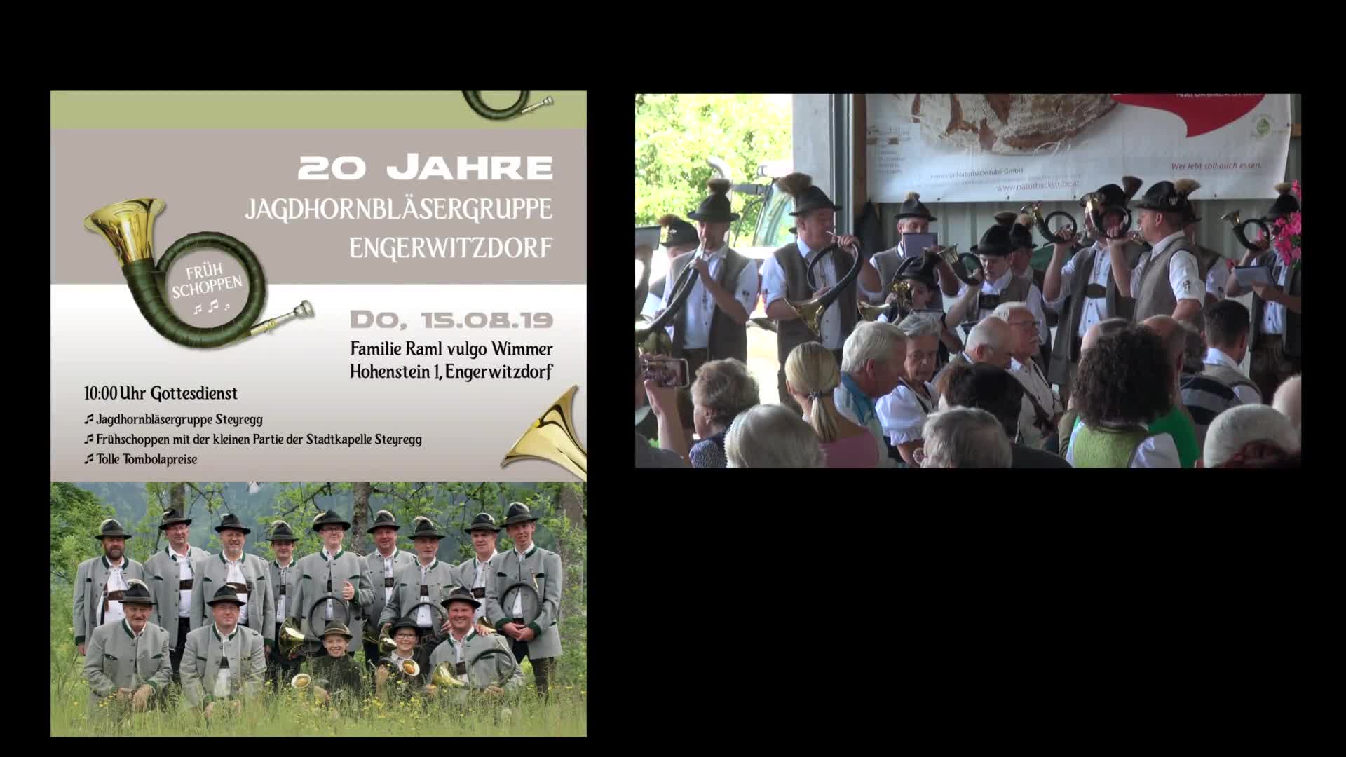 20 Jahre Jagdhornbläsergruppe Engerwitzdorf 