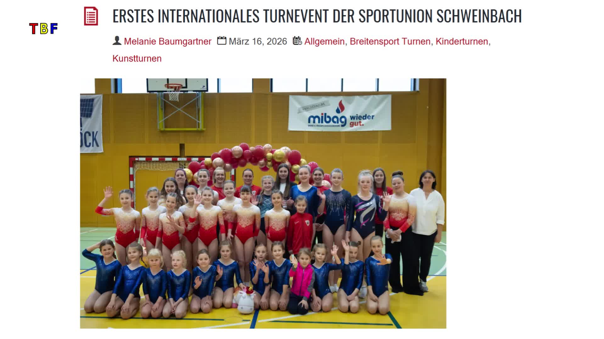 3. Mühlviertler Kunstturnwettkampf