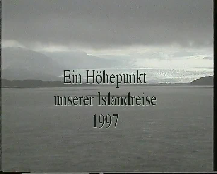 Islandreise-Ein Höhepunkt 1997