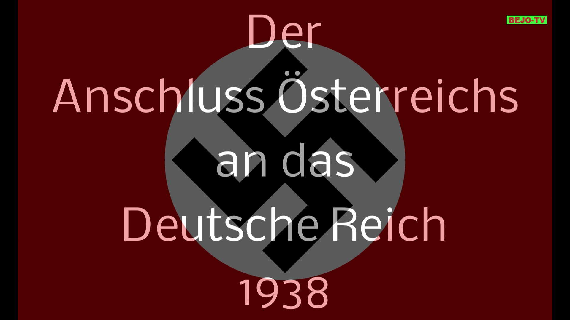 Der Anschluss Österreichs im Jahr 1938