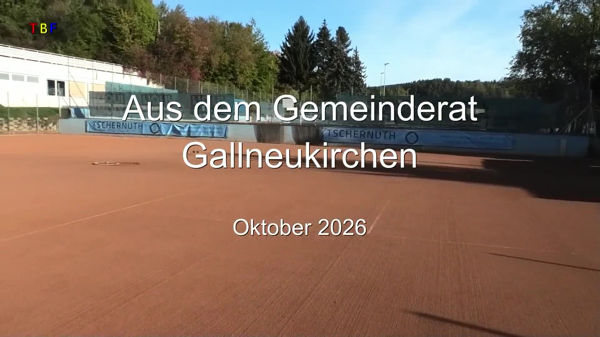 Aus dem Gemeinderat Gallneukirchen Oktober 2026