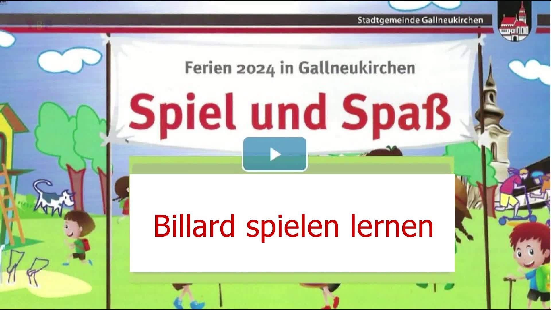Billard spielen erlernen