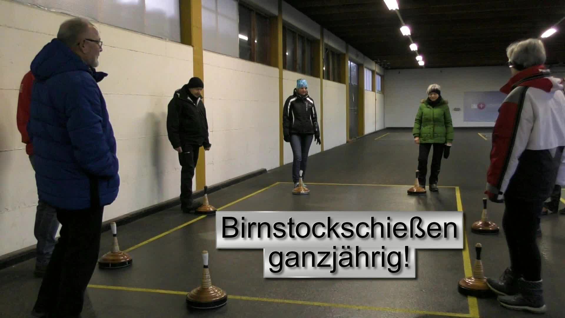 Birnstockschießen ganzjährig in Schweinbach!