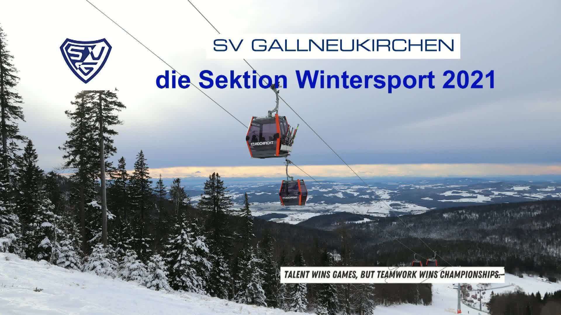 Die SVG Sektion Wintersport 2021