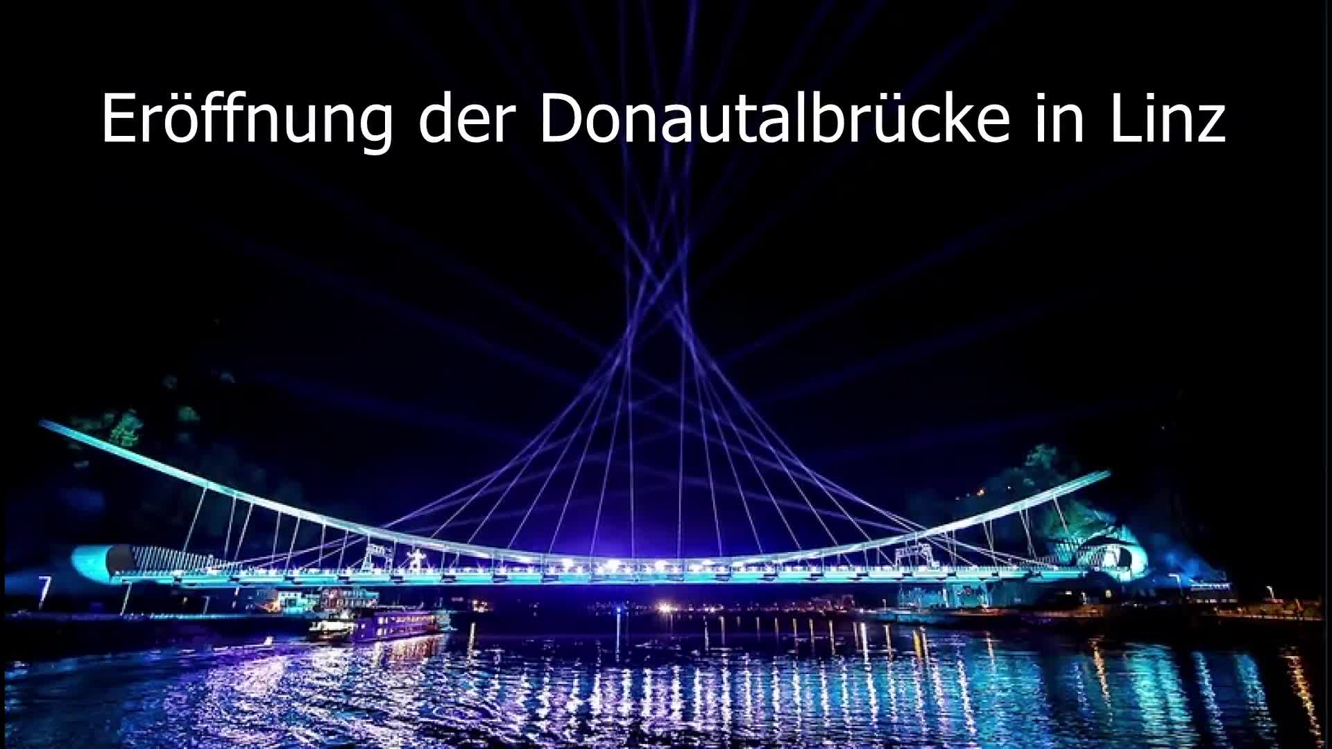 Eröffnung der Donautalbrücke in Linz