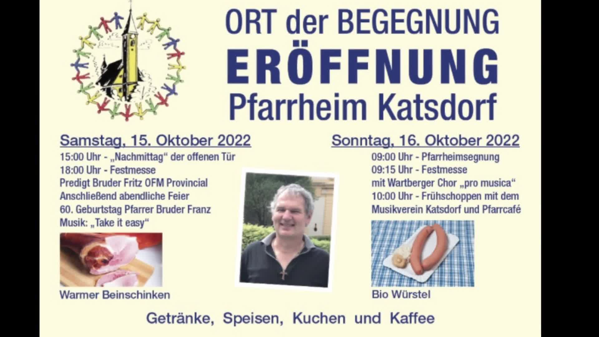Eröffnung Pfarrheim Katsdorf
