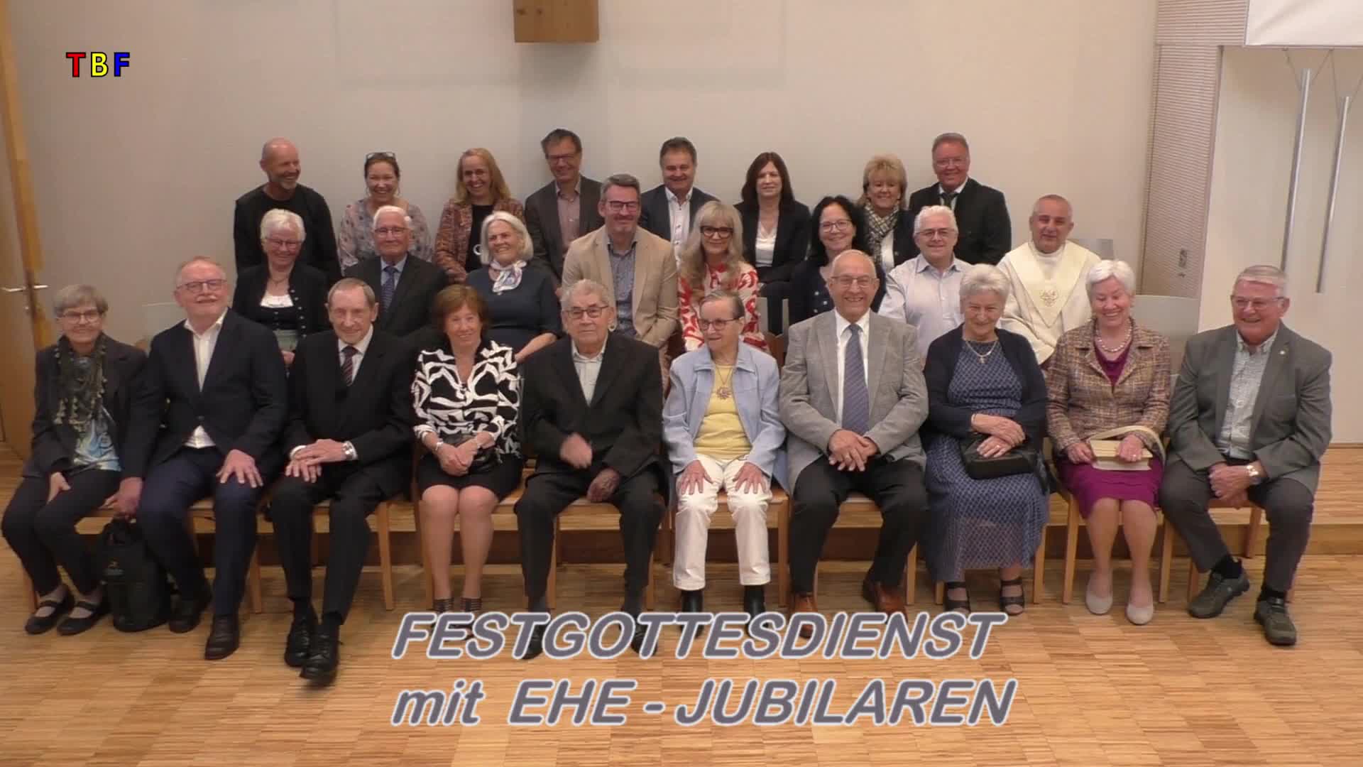 Festgottesdienst mit Ehe-Jubilaren