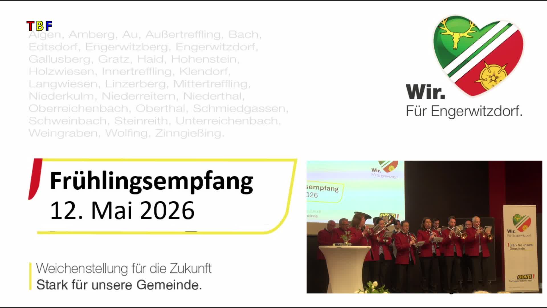 Frühlingsempfang in Engerwitzdorf