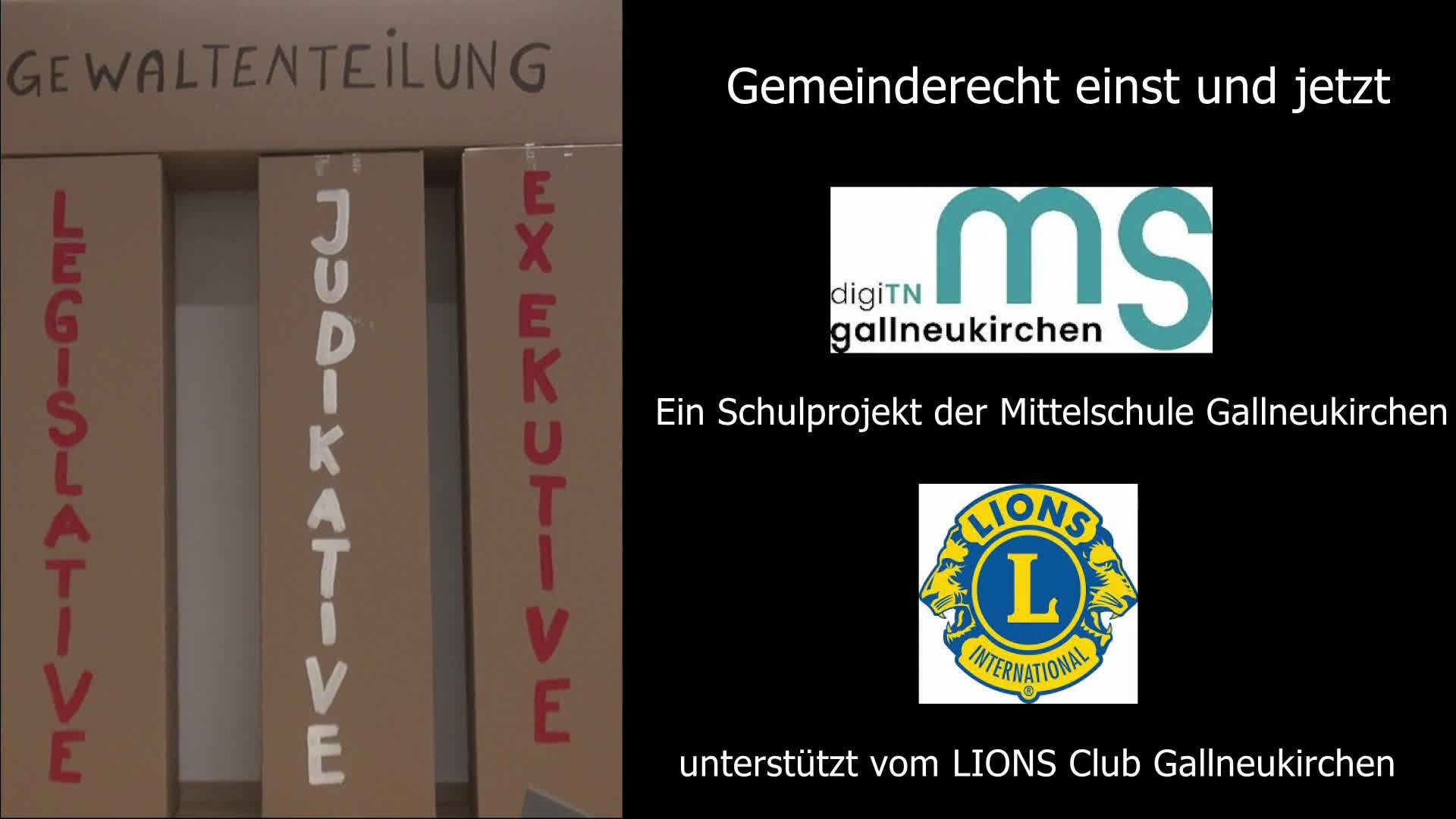 Gemeinderecht einst und jetzt