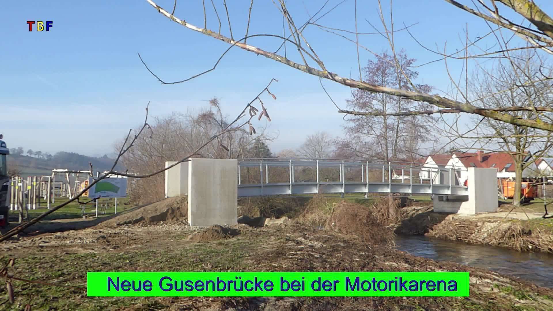 Gusenbrücke bei der Motorikarena