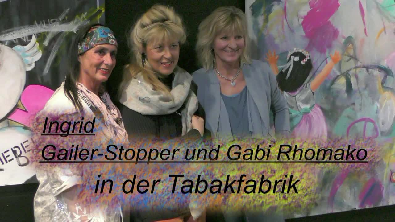 Ingrid Gailer-Stopper & Gabi Rhomako in der Tabakfabrik
