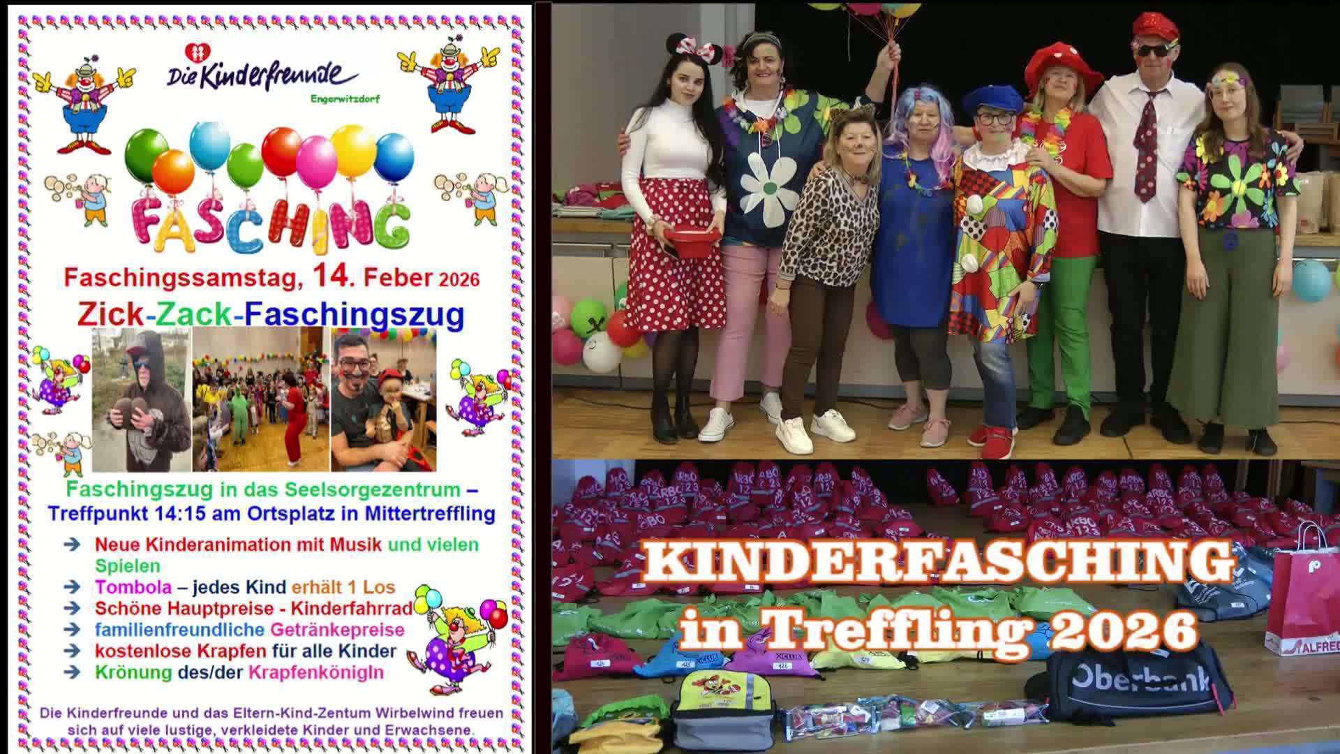 Kinderfasching in Treffling 2026