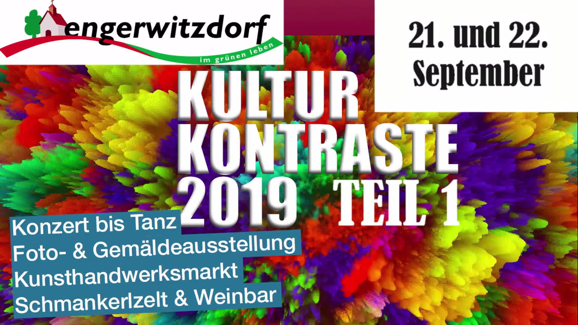 Kulturkontraste Engerwitzdorf 2019, Teil 1