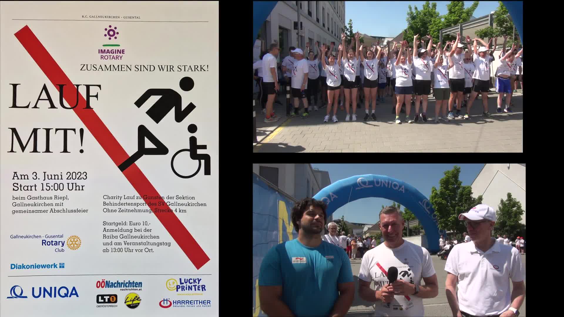 Lauf mit! Charity Run des Rotary Clubs Gallneukirchen-Gusental