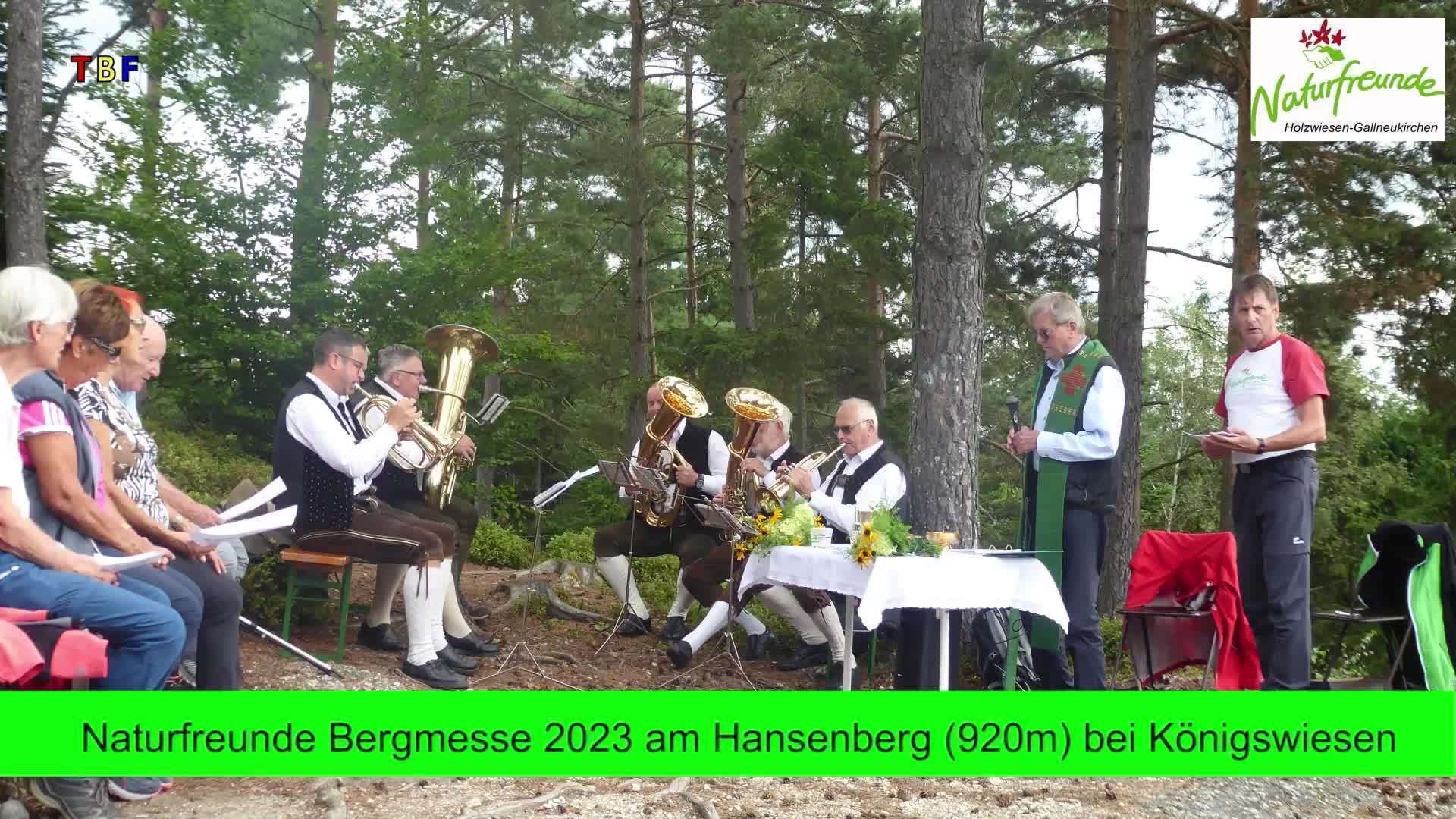 Naturfreunde Bergmesse 2023 am Hansenberg