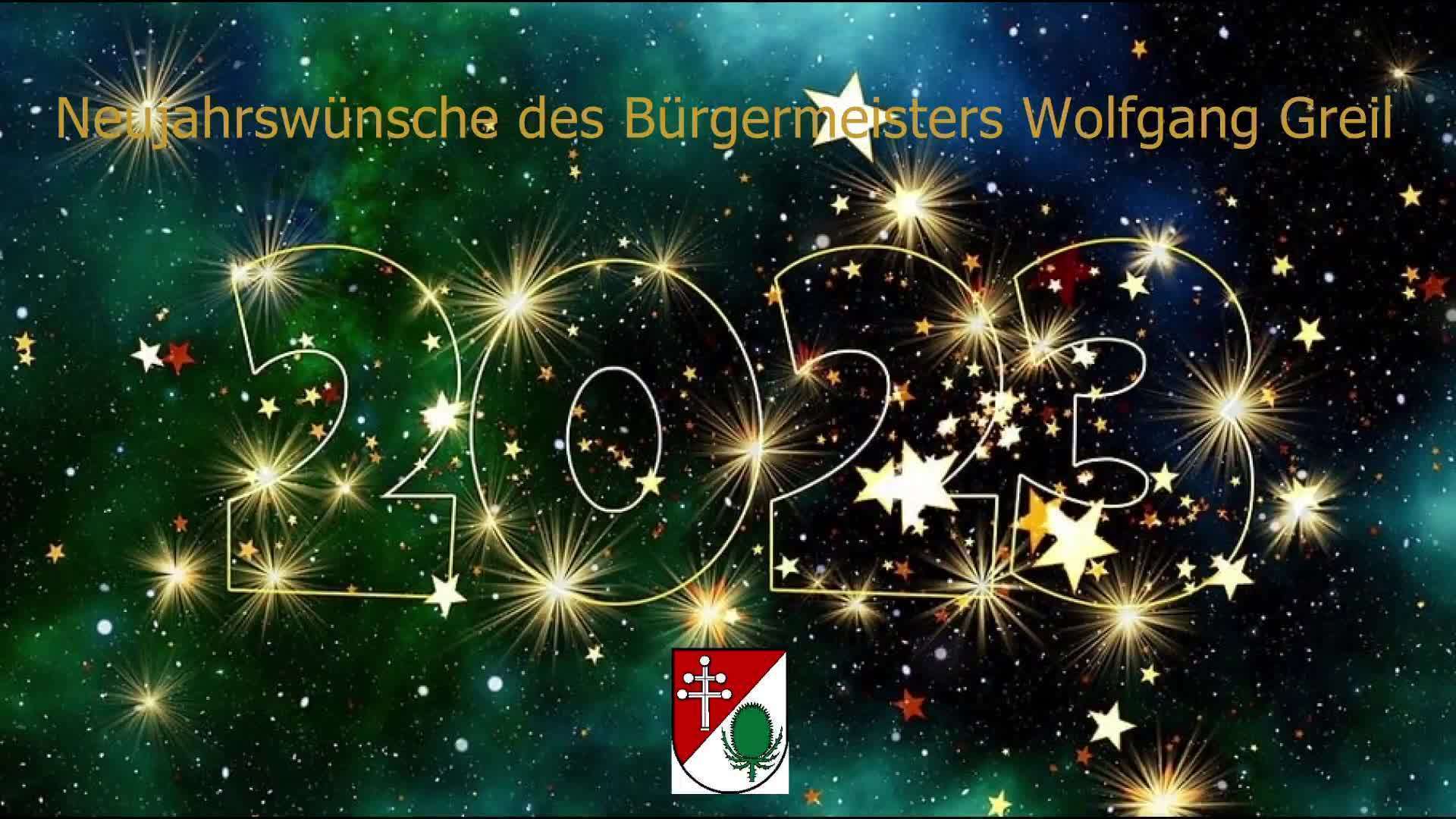 Neujahrswünsche Bürgermeister Wolfgang Greil, Katsdorf
