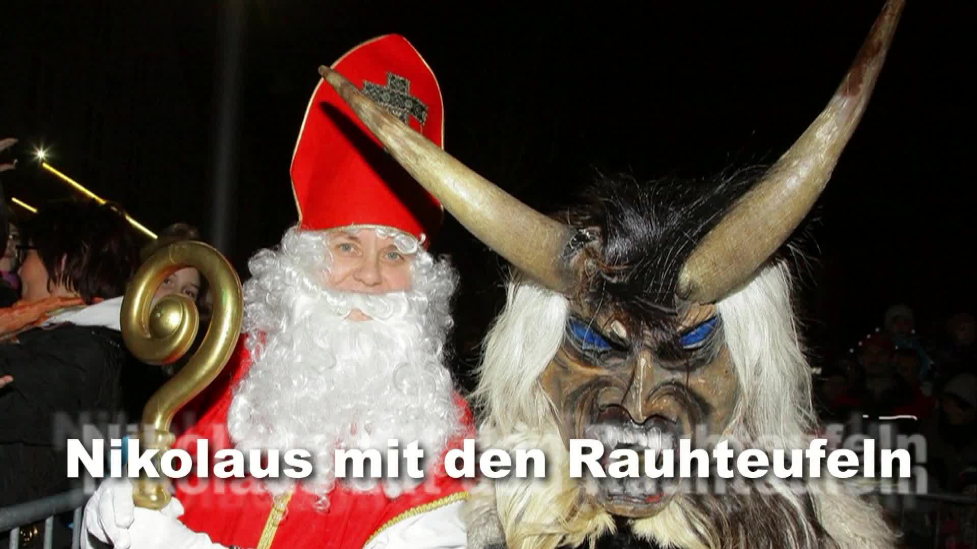 Nikolaus mit den Rauhteufeln