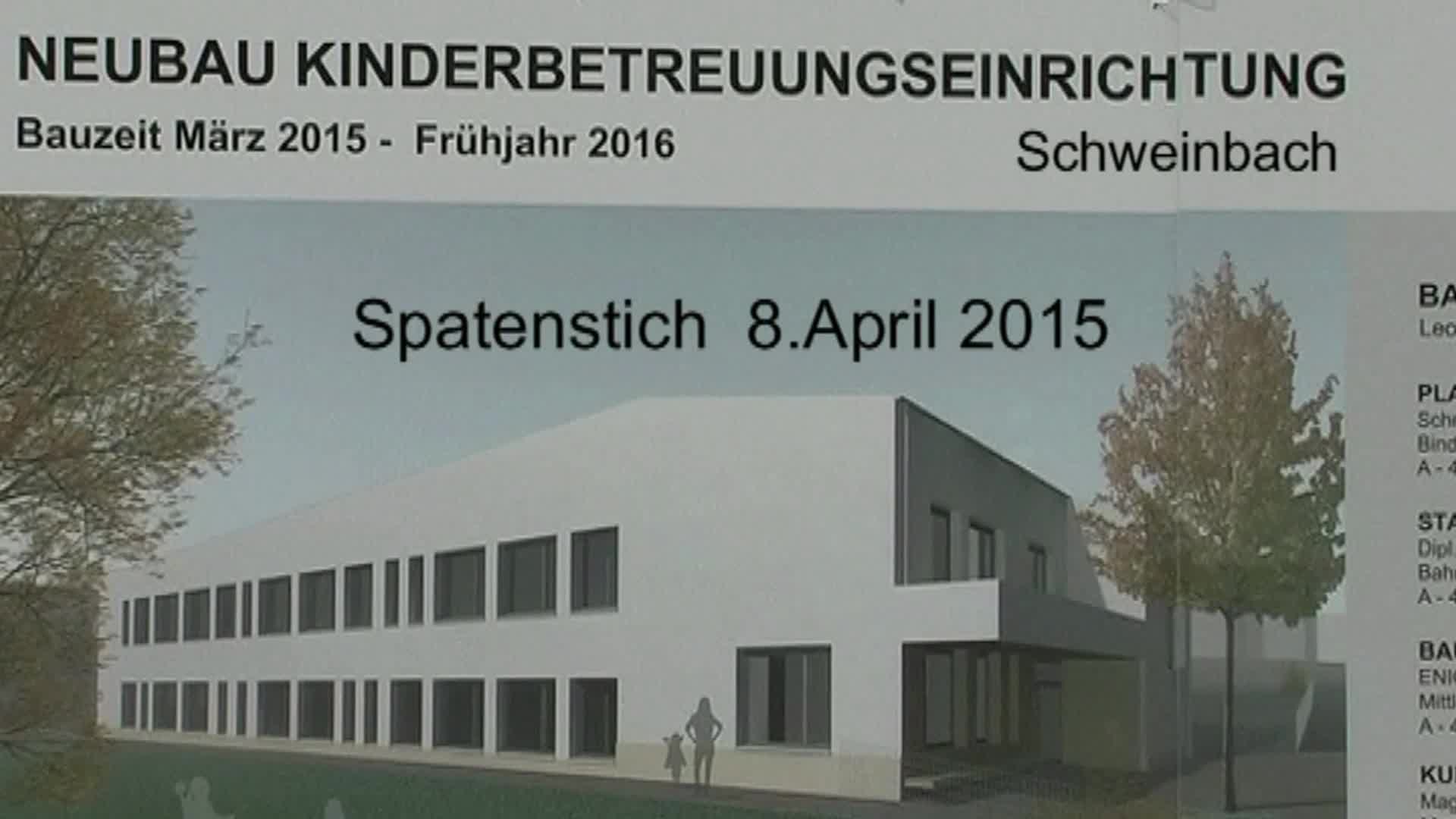 Spatenstich-Kinderbetreuungseinrichtung Schweinbach