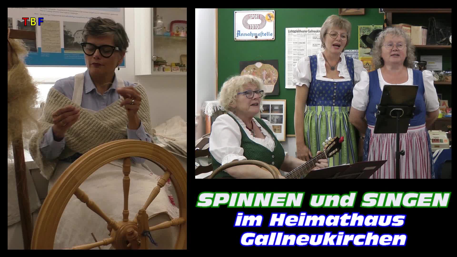SPINNEN und SINGEN