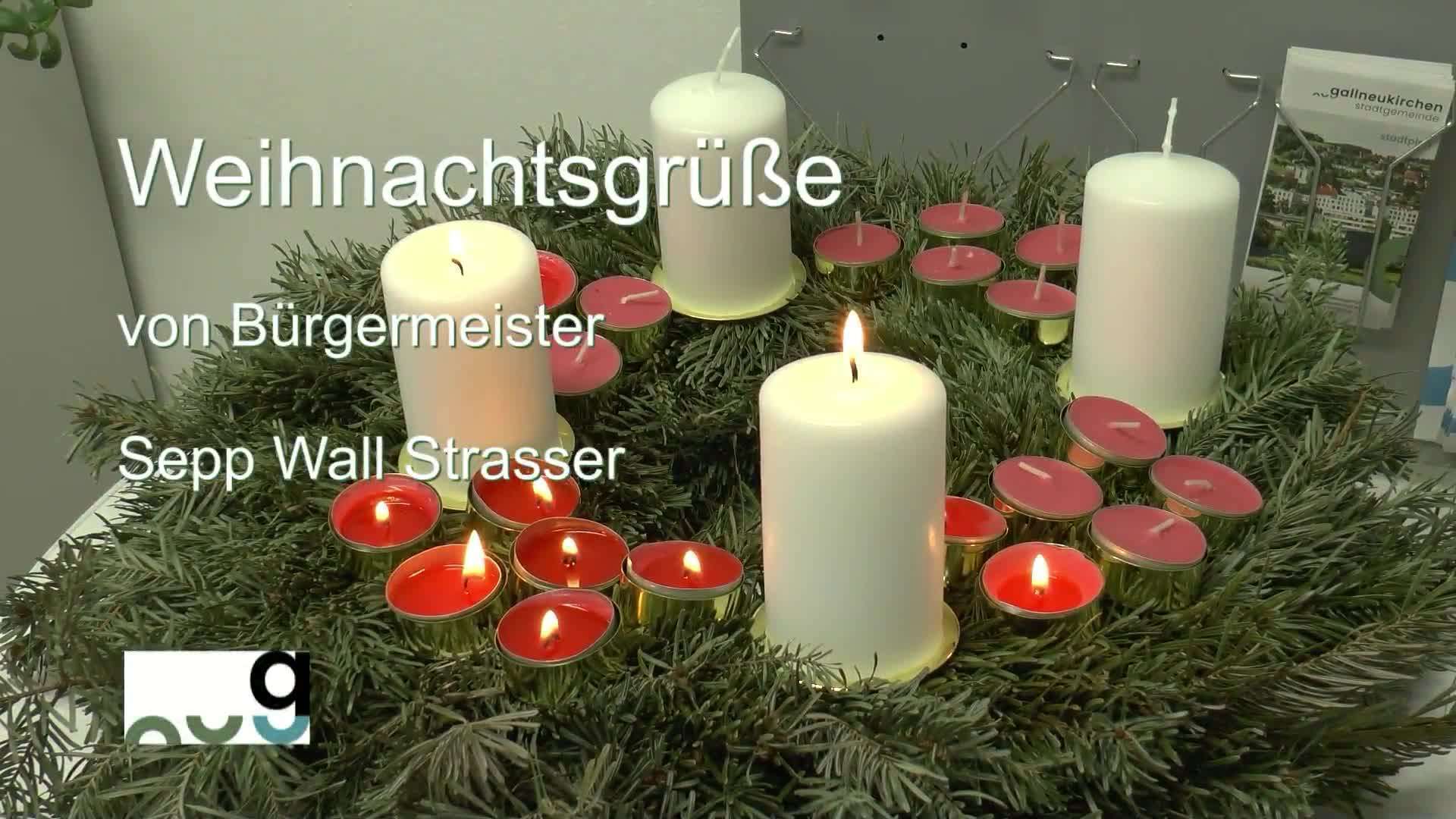 Weihnachtsgrüße Bürgermeister Sepp Wall-Strasser 2025