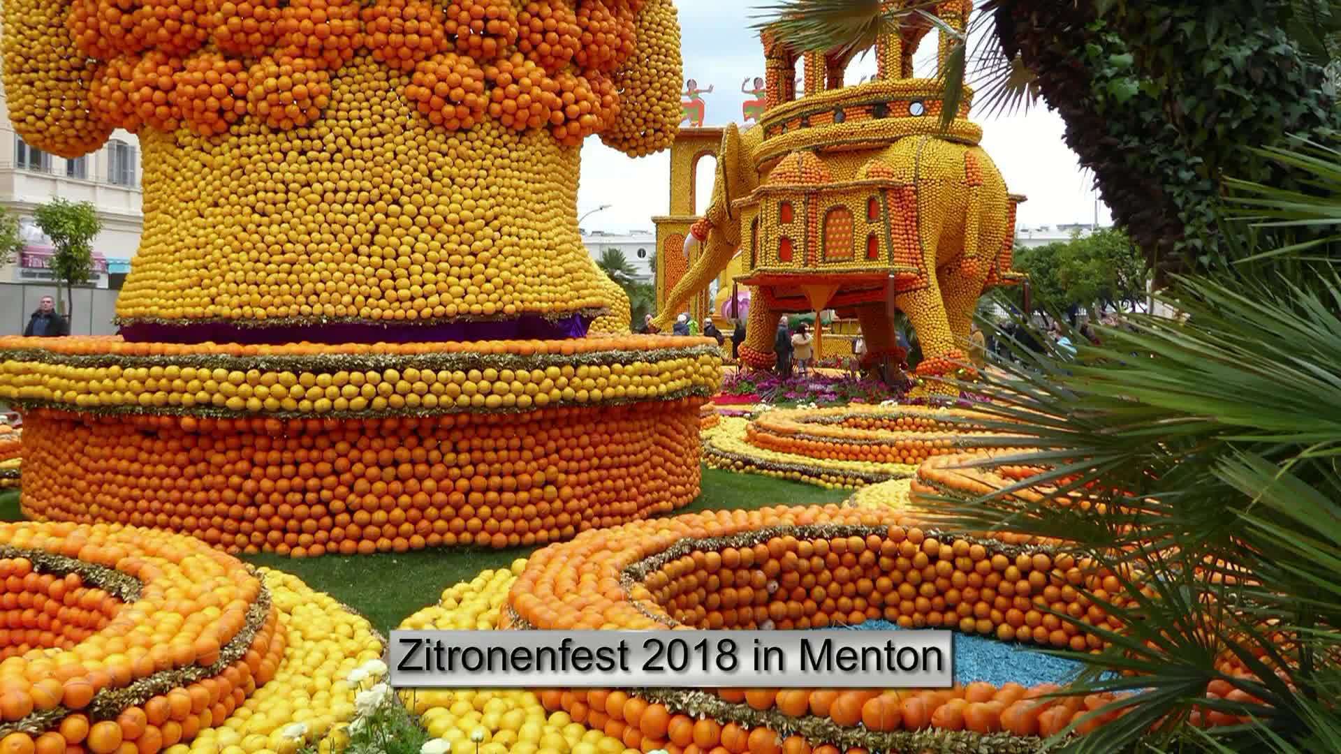 Zitronenfest in Menton